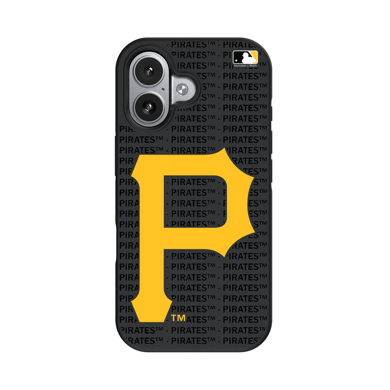 Pittsburgh Pirates Text Backdrop iPhone Bump Phone Case for Apple iPhone