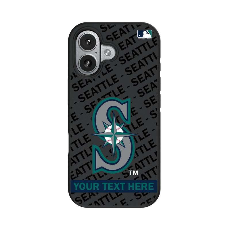 Seattle Mariners Personalized Tilt iPhone Bump Phone Case for Apple iPhone