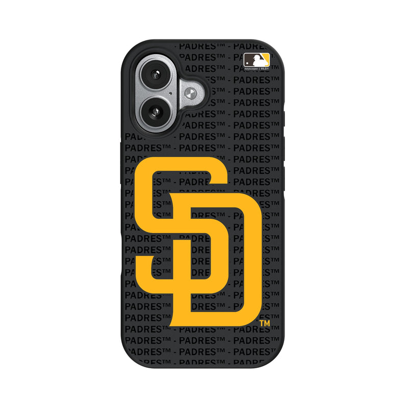 San Diego Padres Text Backdrop iPhone Bump Phone Case for Apple iPhone