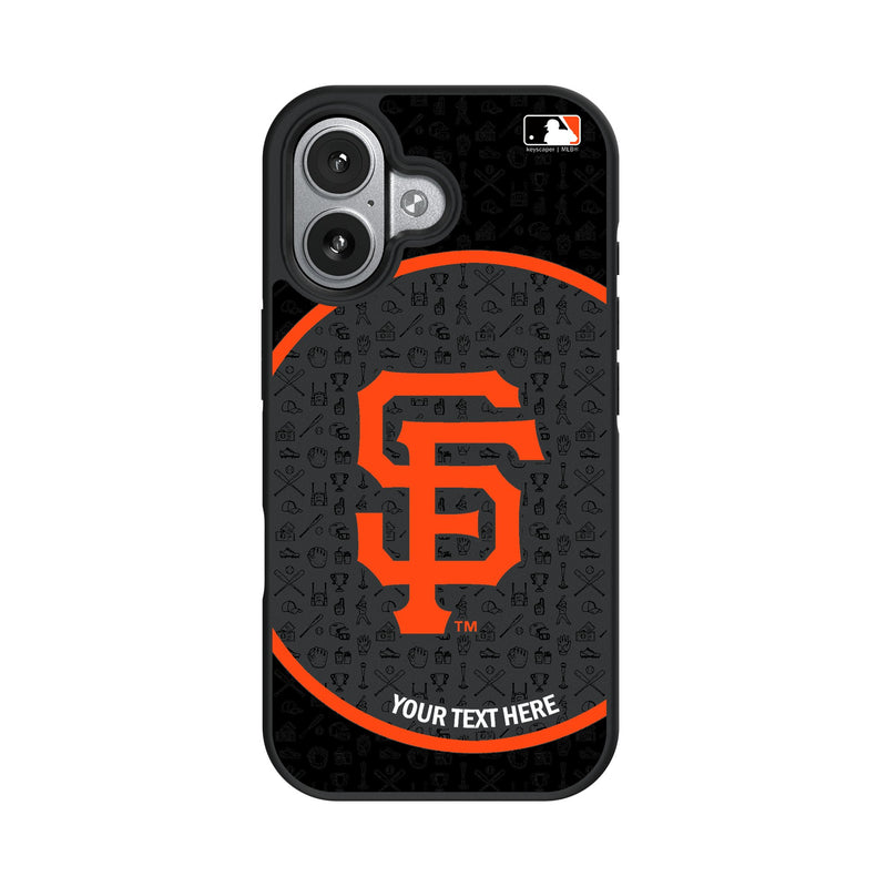 San Francisco Giants Personalized Circle iPhone Bump Phone Case for Apple iPhone
