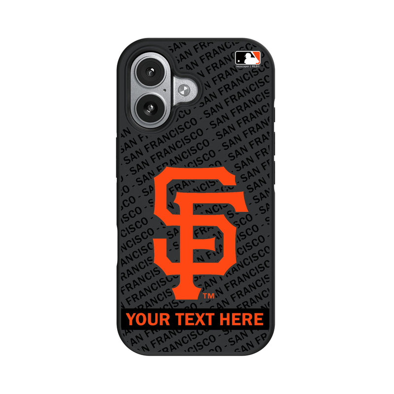 San Francisco Giants Personalized Tilt iPhone Bump Phone Case for Apple iPhone