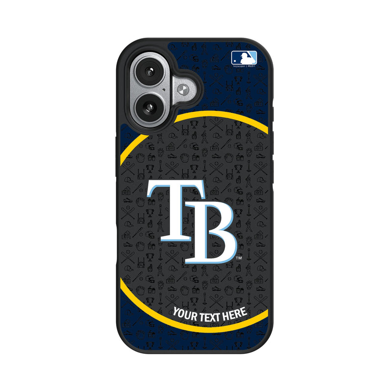 Tampa Bay Rays Personalized Circle iPhone Bump Phone Case for Apple iPhone