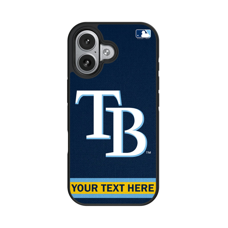 Tampa Bay Rays Personalized Stripe iPhone Bump Phone Case for Apple iPhone