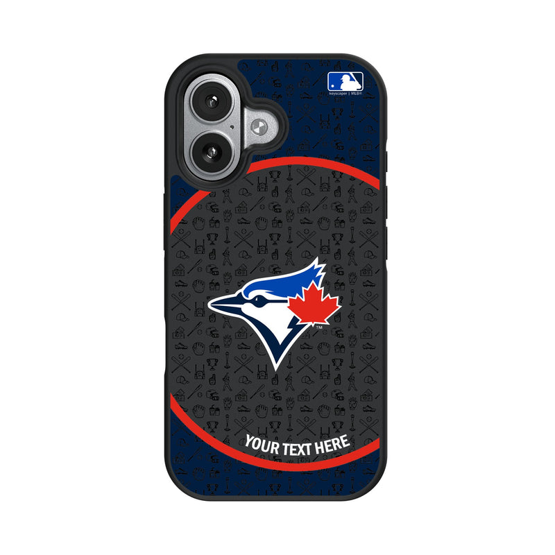 Toronto Blue Jays Personalized Circle iPhone Bump Phone Case for Apple iPhone