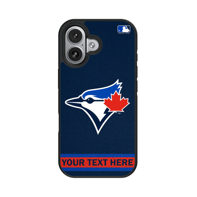 Toronto Blue Jays Personalized Stripe iPhone Bump Phone Case for Apple iPhone