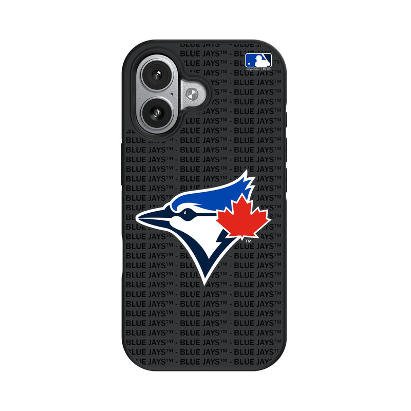 Toronto Blue Jays Text Backdrop iPhone Bump Phone Case for Apple iPhone