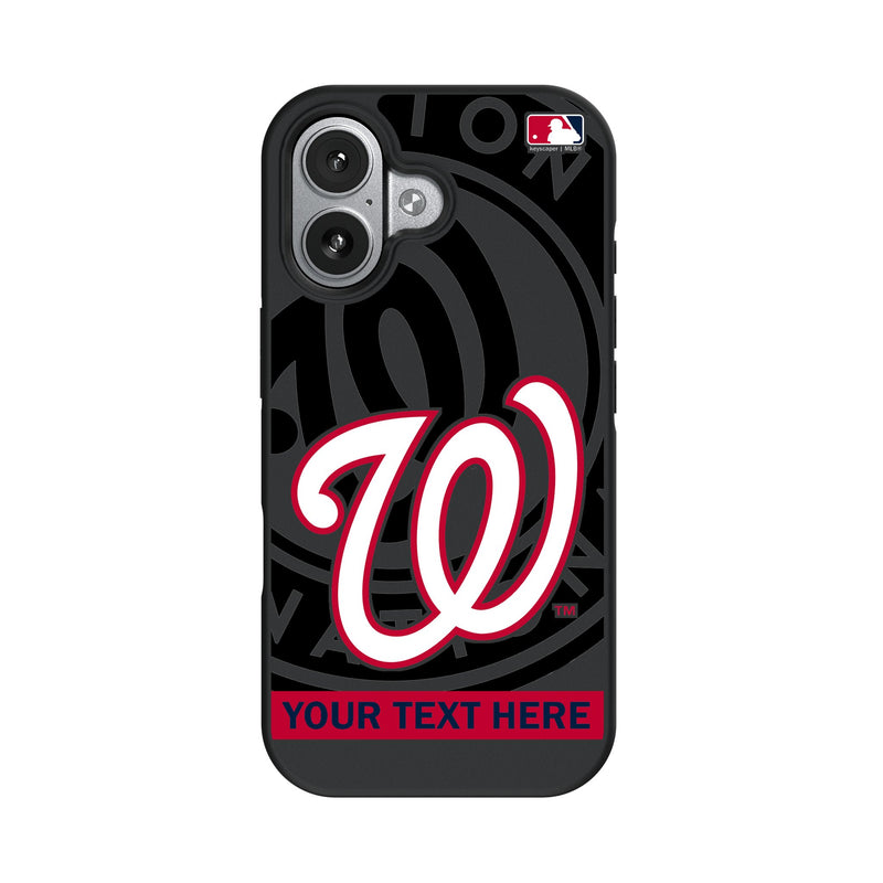 Washington Nationals Personalized Tilt iPhone Bump Phone Case for Apple iPhone