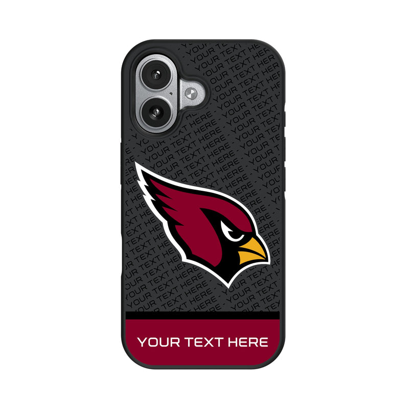 Arizona Cardinals Personalized EndZone Plus iPhone Bump Phone Case for Apple iPhone