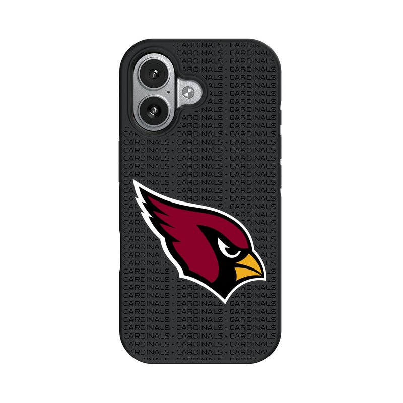 Arizona Cardinals Text Backdrop iPhone Bump Phone Case for Apple iPhone