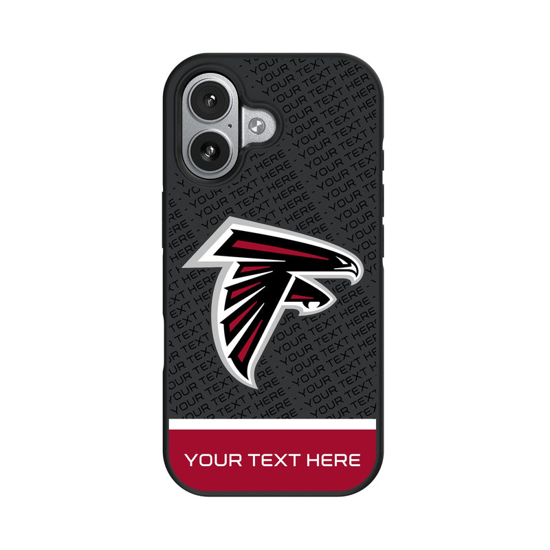 Atlanta Falcons Personalized EndZone Plus iPhone Bump Phone Case for Apple iPhone