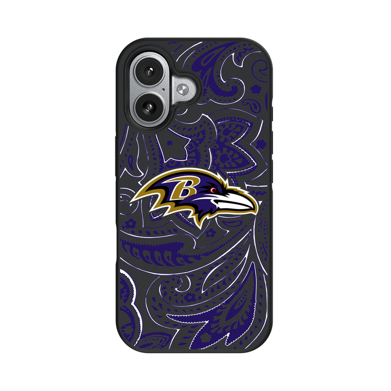 Baltimore Ravens Paisley iPhone Bump Phone Case for Apple iPhone