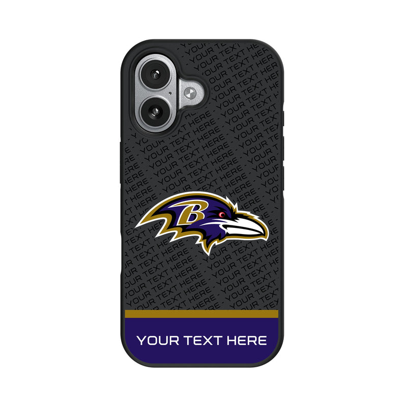Baltimore Ravens Personalized EndZone Plus iPhone Bump Phone Case for Apple iPhone
