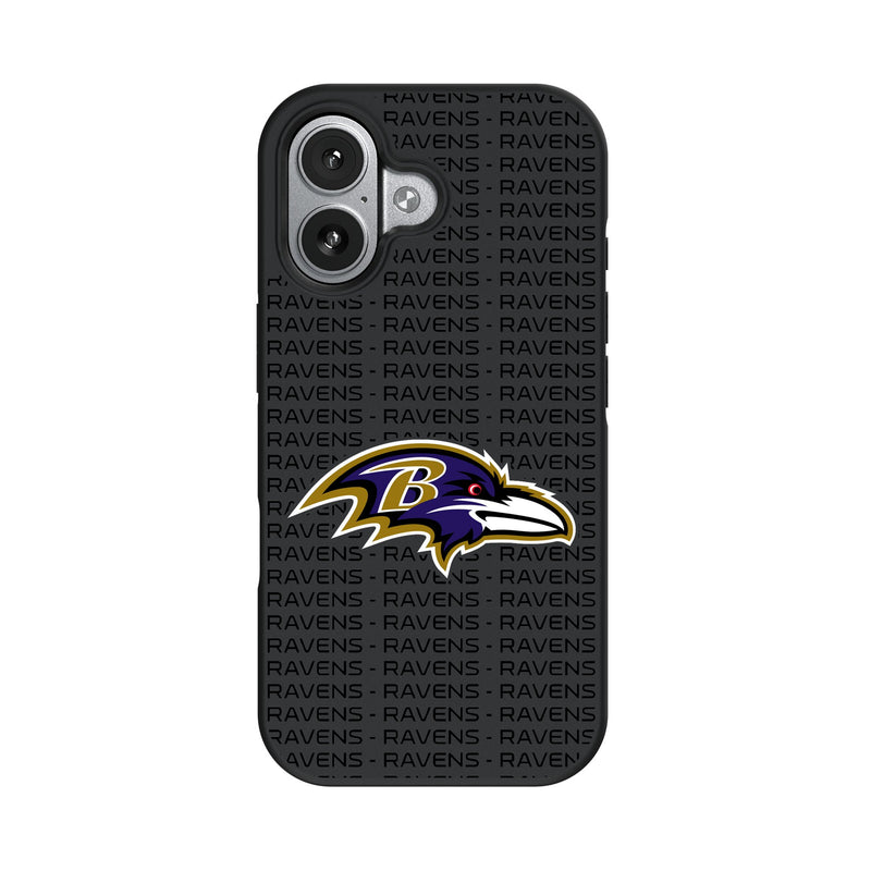 Baltimore Ravens Text Backdrop iPhone Bump Phone Case for Apple iPhone