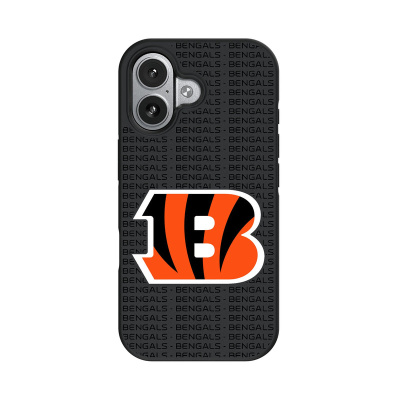 Cincinnati Bengals Text Backdrop iPhone Bump Phone Case for Apple iPhone