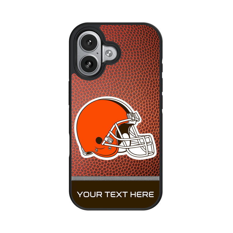 Cleveland Browns Personalized Football iPhone Bump Phone Case for Apple iPhone