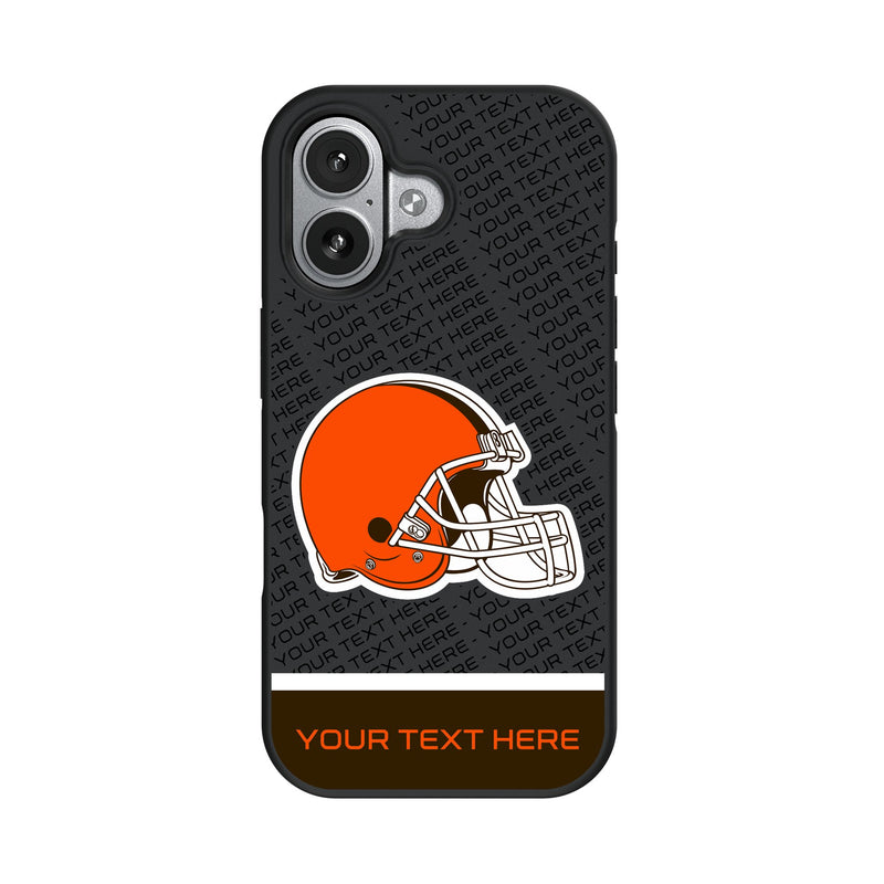Cleveland Browns Personalized EndZone Plus iPhone Bump Phone Case for Apple iPhone