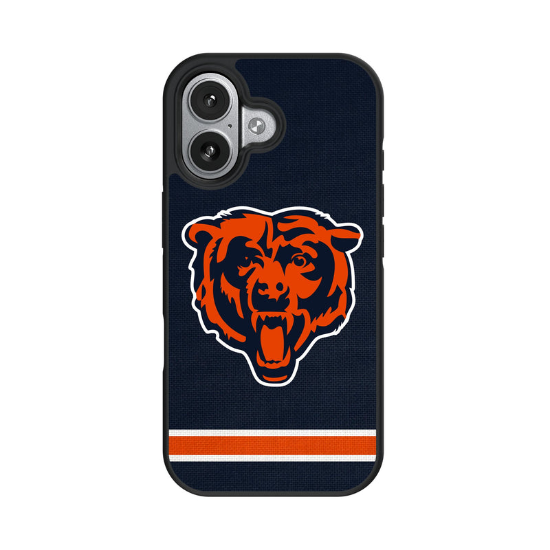 Chicago Bears Stripe iPhone Bump Phone Case for Apple iPhone