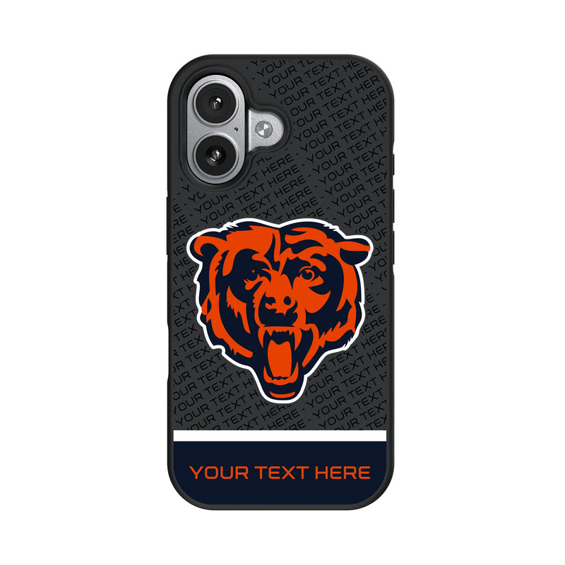 Chicago Bears Personalized EndZone Plus iPhone Bump Phone Case for Apple iPhone