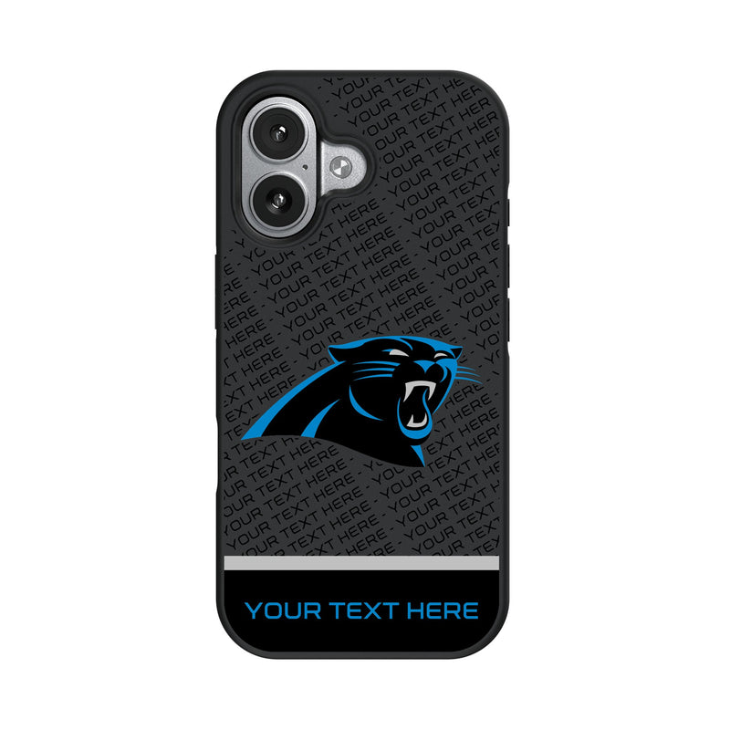 Carolina Panthers Personalized EndZone Plus iPhone Bump Phone Case for Apple iPhone