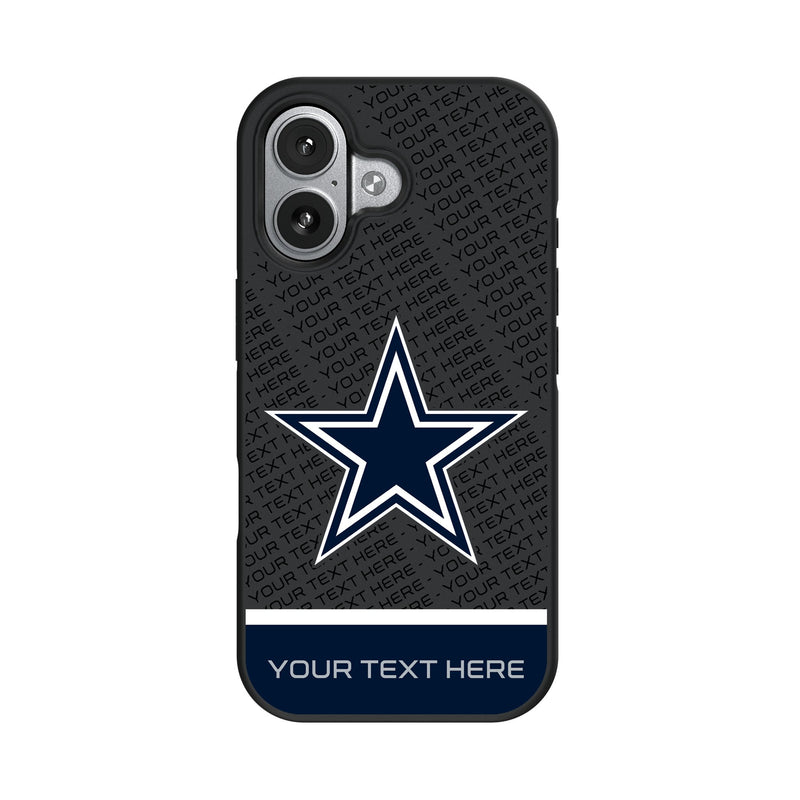 Dallas Cowboys Personalized EndZone Plus iPhone Bump Phone Case for Apple iPhone