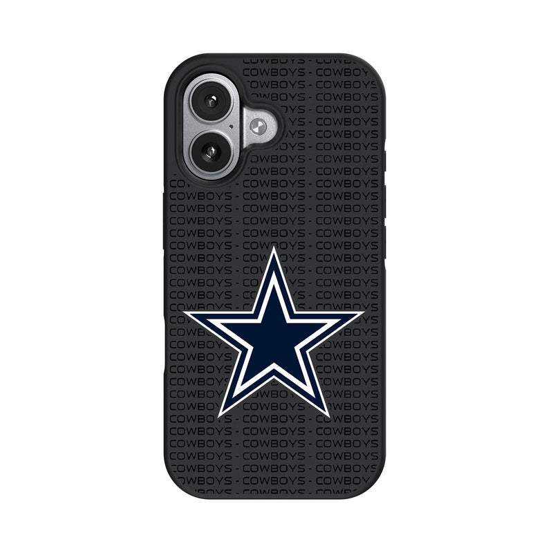 Dallas Cowboys Text Backdrop iPhone Bump Phone Case for Apple iPhone