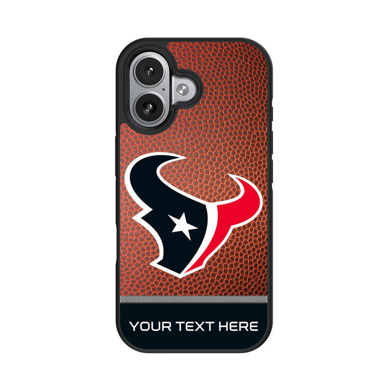 Houston Texans Personalized Football iPhone Bump Phone Case for Apple iPhone