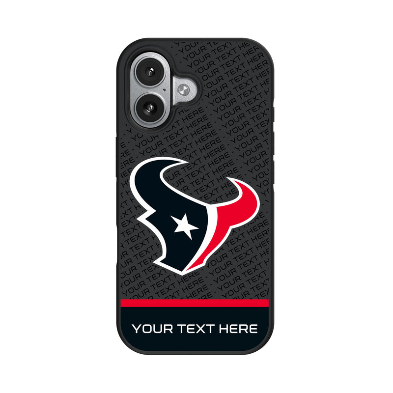 Houston Texans Personalized EndZone Plus iPhone Bump Phone Case for Apple iPhone