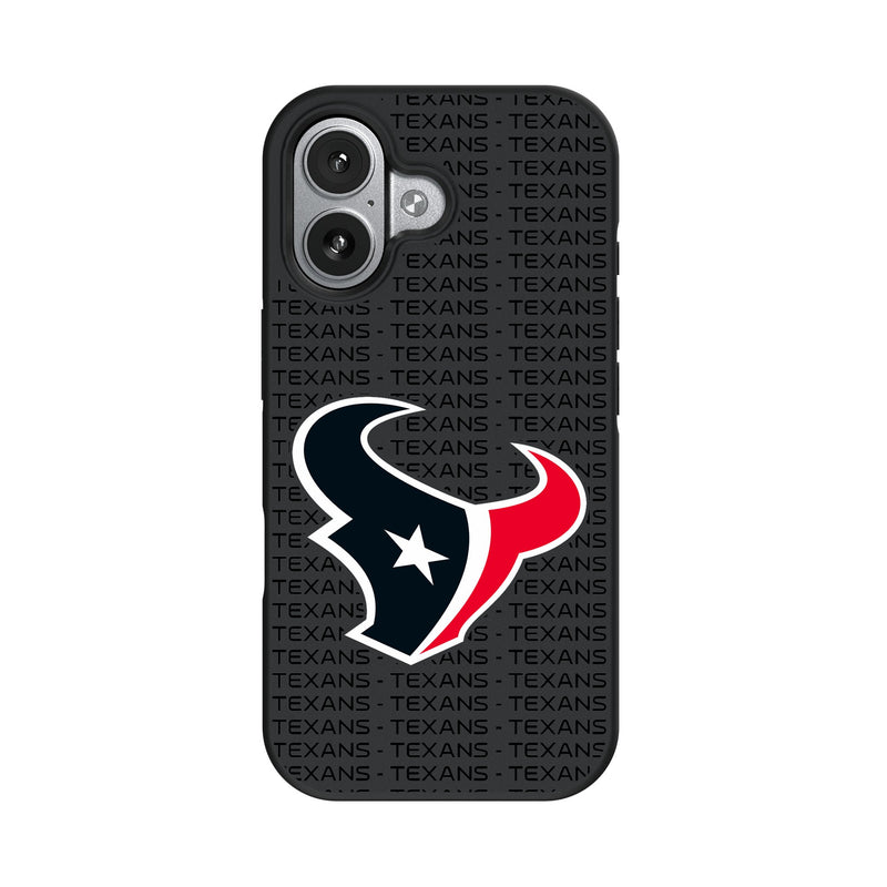 Houston Texans Text Backdrop iPhone Bump Phone Case for Apple iPhone
