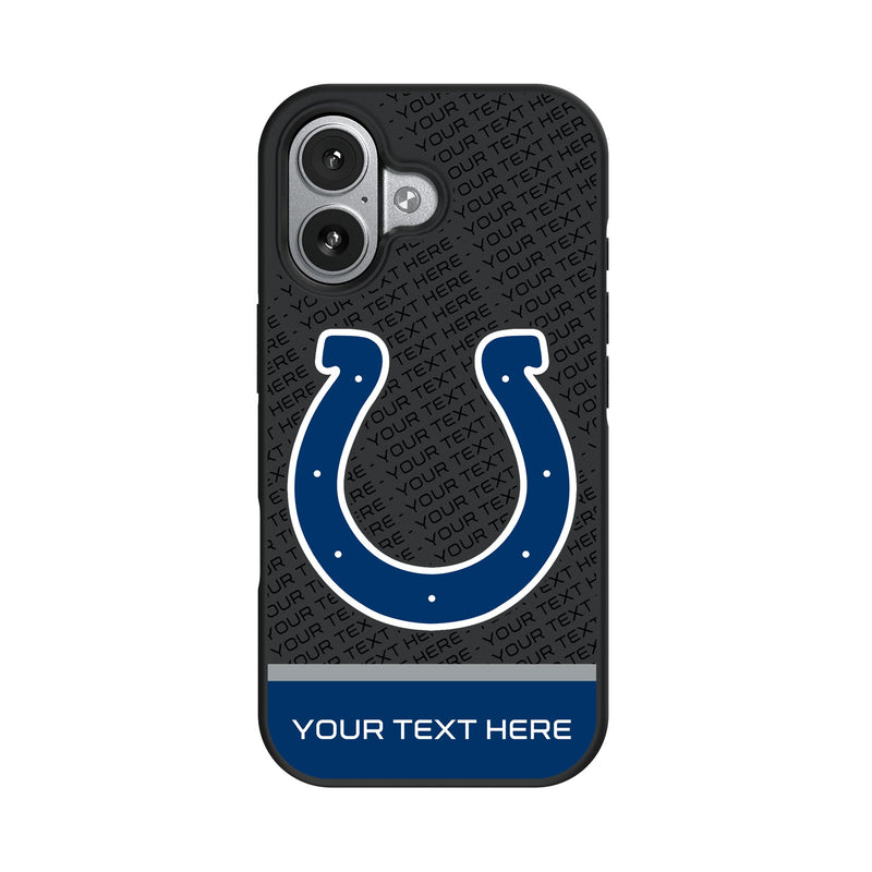 Indianapolis Colts Personalized EndZone Plus iPhone Bump Phone Case for Apple iPhone