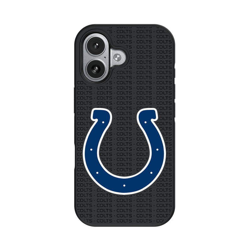 Indianapolis Colts Text Backdrop iPhone Bump Phone Case for Apple iPhone