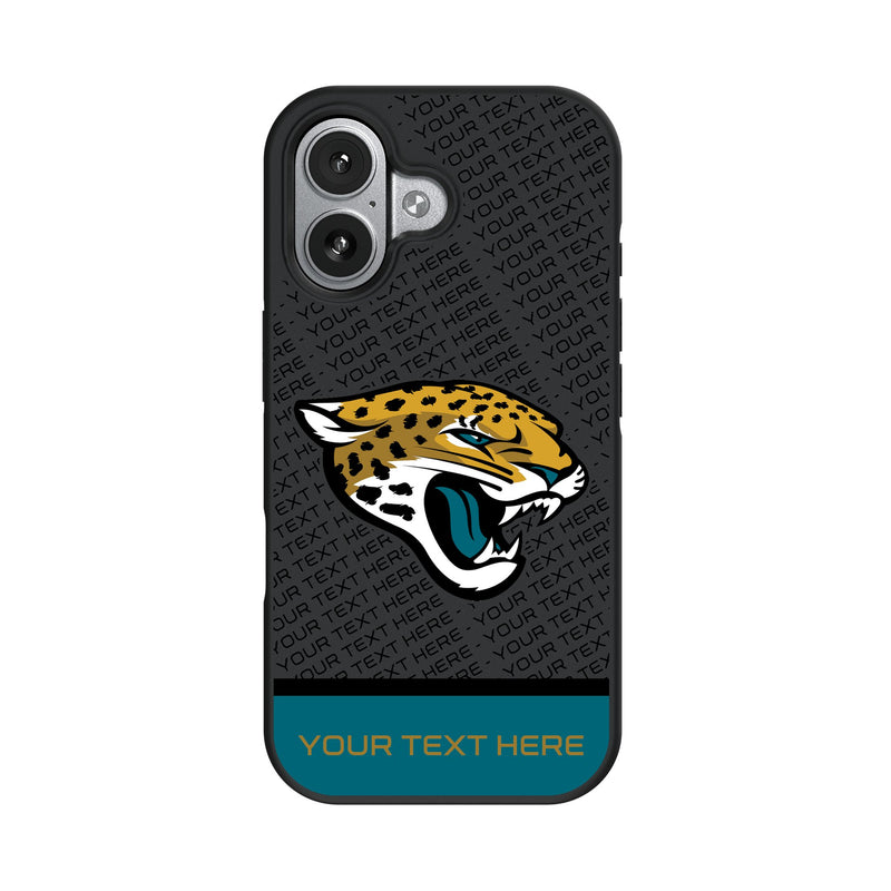 Jacksonville Jaguars Personalized EndZone Plus iPhone Bump Phone Case for Apple iPhone