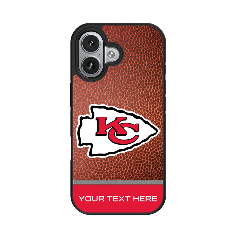 Kansas City Chiefs Personalized Football iPhone Bump Phone Case for Apple iPhone