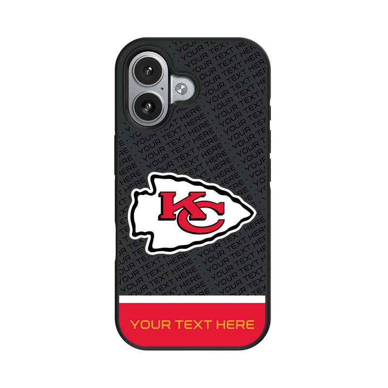 Kansas City Chiefs Personalized EndZone Plus iPhone Bump Phone Case for Apple iPhone