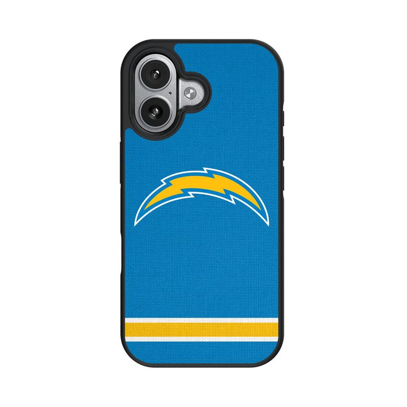 Los Angeles Chargers Stripe iPhone Bump Phone Case for Apple iPhone