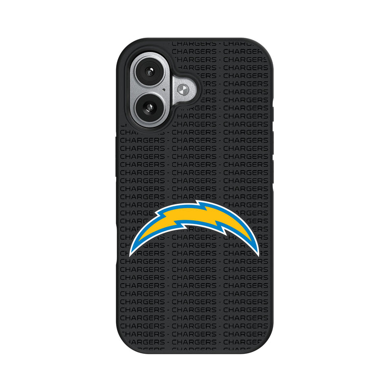 Los Angeles Chargers Text Backdrop iPhone Bump Phone Case for Apple iPhone