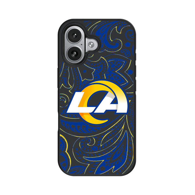Los Angeles Rams Paisley iPhone Bump Phone Case for Apple iPhone