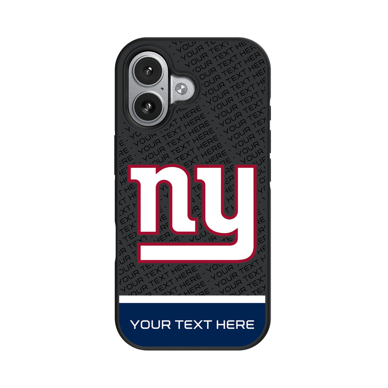 New York Giants Personalized EndZone Plus iPhone Bump Phone Case for Apple iPhone