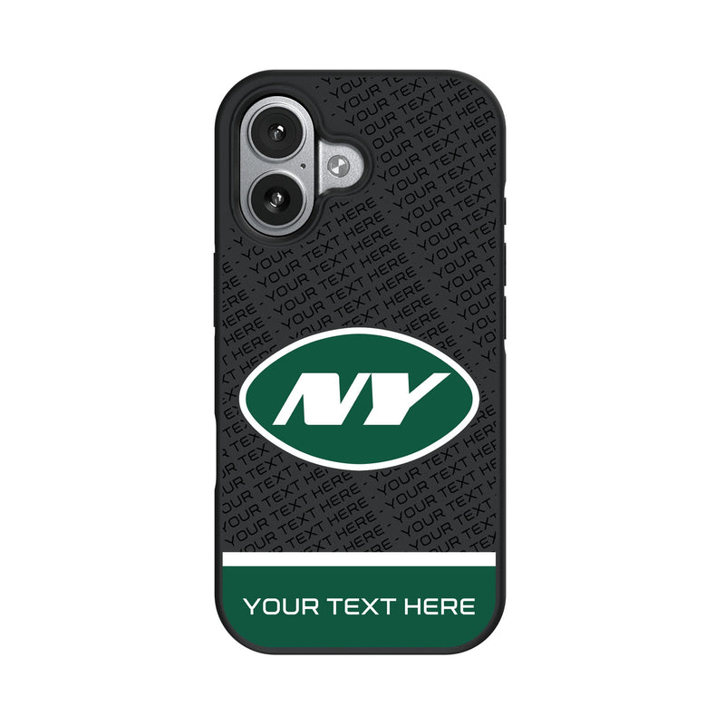 New York Jets Personalized EndZone Plus iPhone Bump Phone Case for Apple iPhone