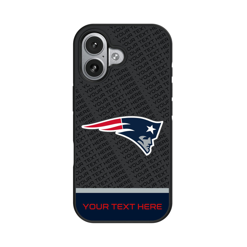 New England Patriots Personalized EndZone Plus iPhone Bump Phone Case for Apple iPhone