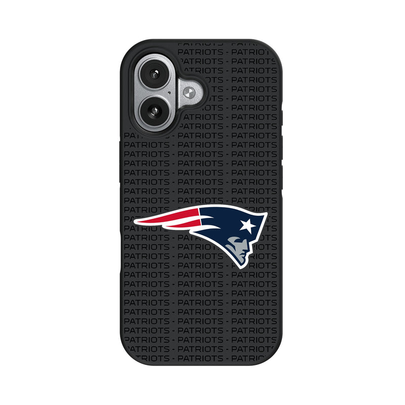 New England Patriots Text Backdrop iPhone Bump Phone Case for Apple iPhone