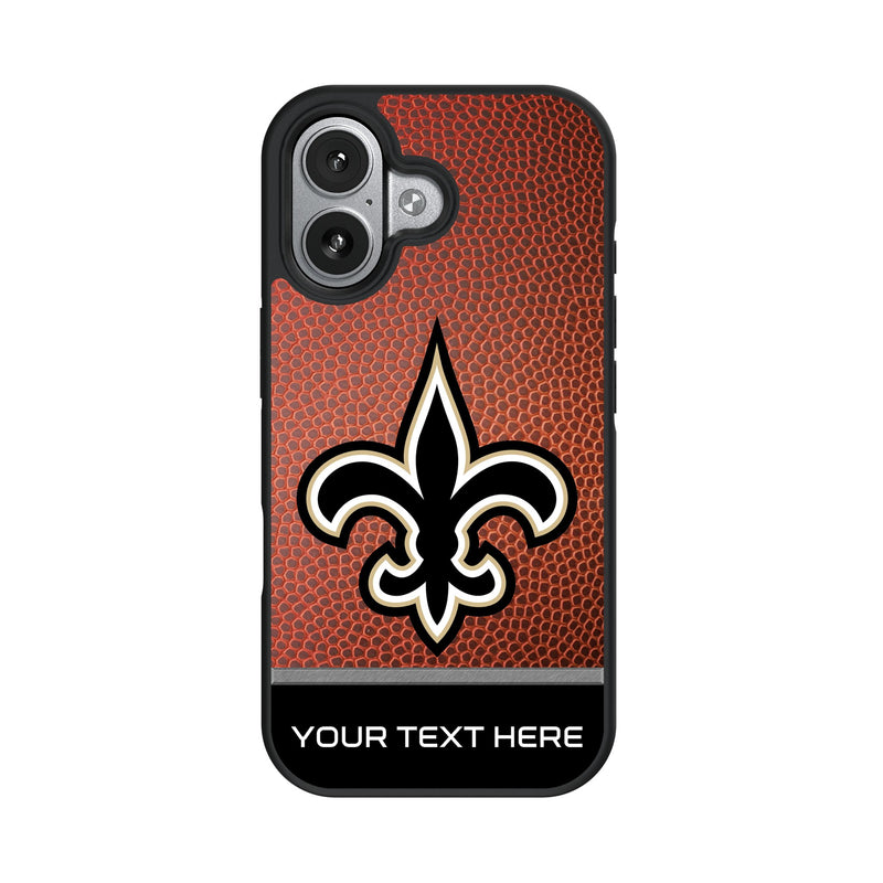 New Orleans Saints Personalized Football iPhone Bump Phone Case for Apple iPhone