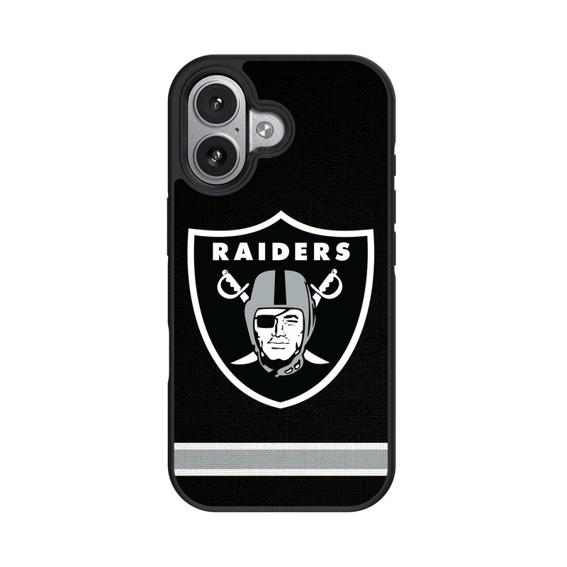 Las Vegas Raiders Stripe iPhone Bump Phone Case for Apple iPhone