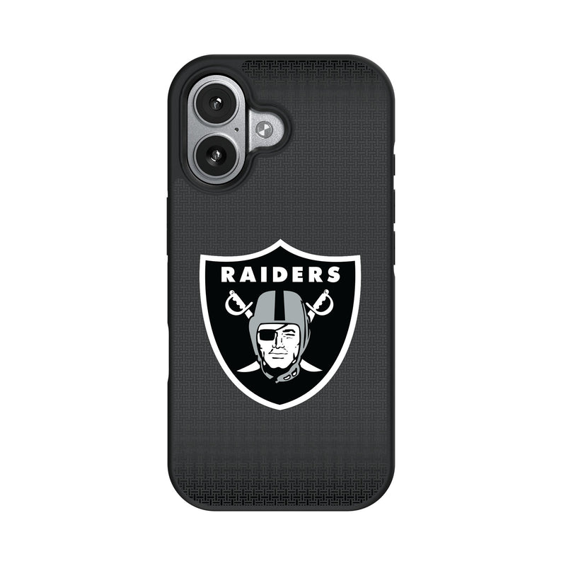 Las Vegas Raiders Linen iPhone Bump Phone Case for Apple iPhone