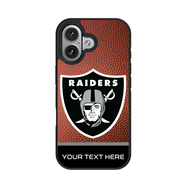 Las Vegas Raiders Personalized Football iPhone Bump Phone Case for Apple iPhone