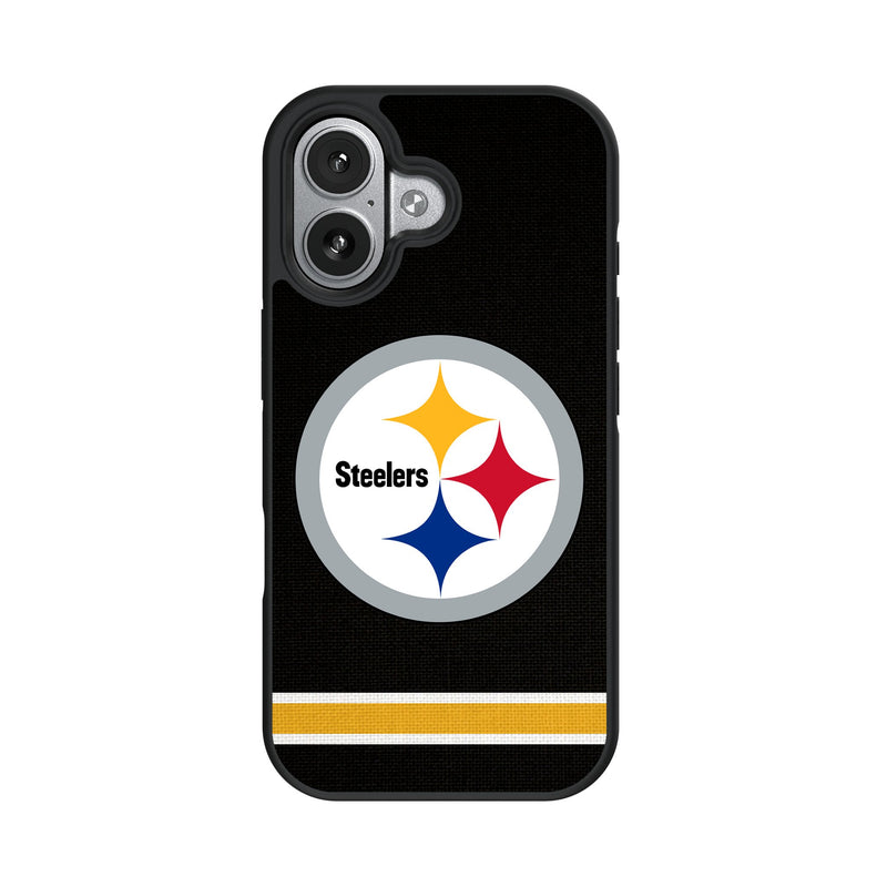 Pittsburgh Steelers Stripe iPhone Bump Phone Case for Apple iPhone