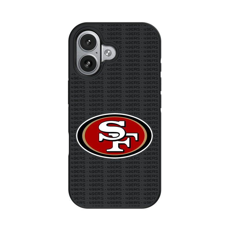 San Francisco 49ers Text Backdrop iPhone Bump Phone Case for Apple iPhone