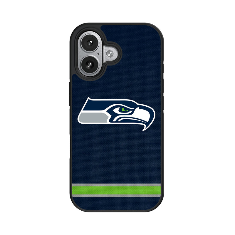 Seattle Seahawks Stripe iPhone Bump Phone Case for Apple iPhone