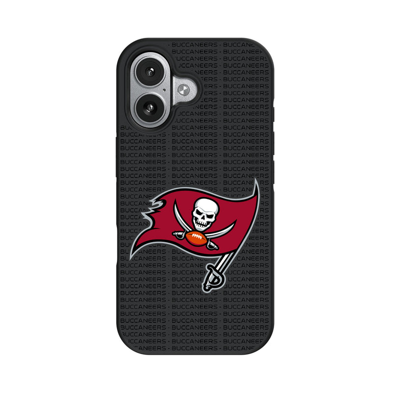 Tampa Bay Buccaneers Text Backdrop iPhone Bump Phone Case for Apple iPhone