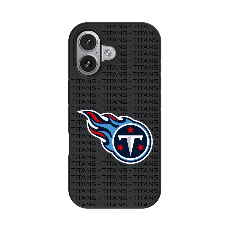 Tennessee Titans Text Backdrop iPhone Bump Phone Case for Apple iPhone