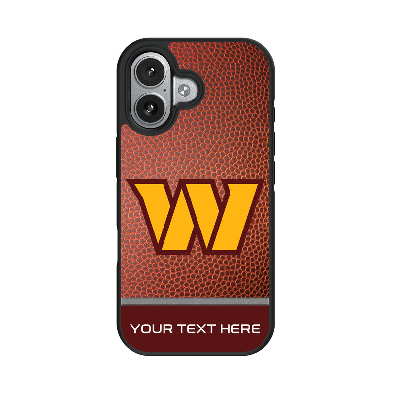Washington Commanders Personalized Football iPhone Bump Phone Case for Apple iPhone
